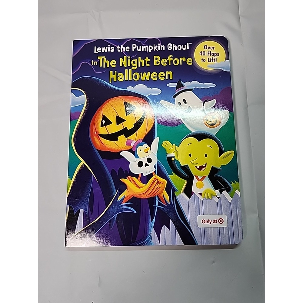 Lewis the Pumpkin Ghoul In the Night Before Halloween Pop Up Book Over 40 Flaps